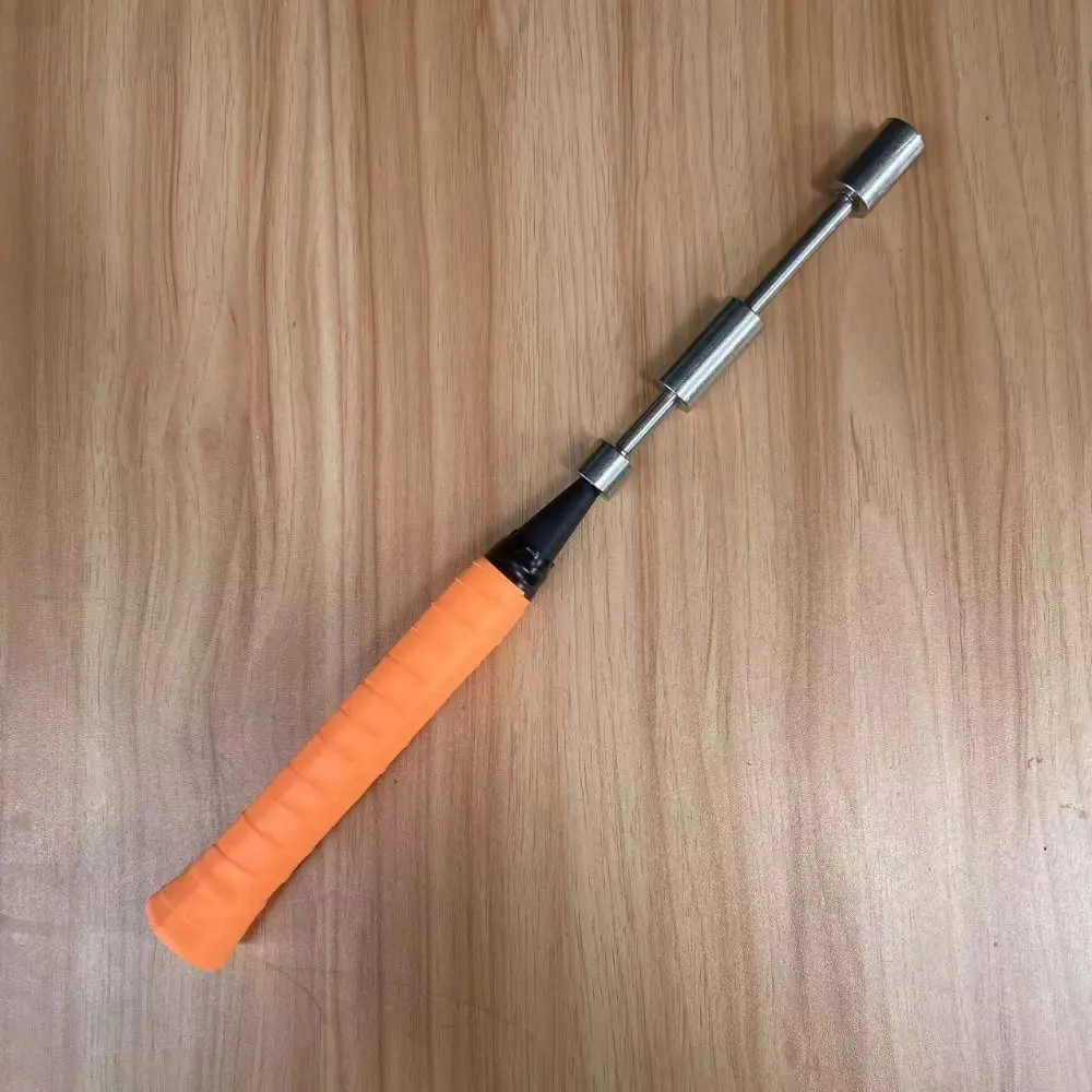 

Adjustable Weight Racket Swing Trainer Removable Swing Pole Badminton Training Stick Finger Wrist Stainless Steel