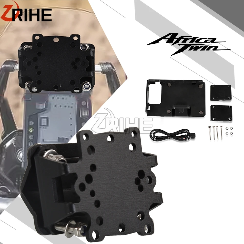 

FOR HONDA CRF 1000L Africa Twin CRF1000L 2016-2019 For Aprilia Tuareg 660 2022-2026 Front Phone Stand Holder Smartphone Phone
