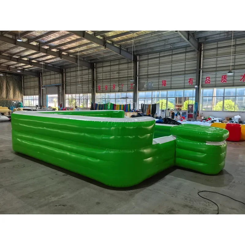 Customized Backyard Water Play Center Inflatable Barn Pool for Children Outdoor Family Water Party