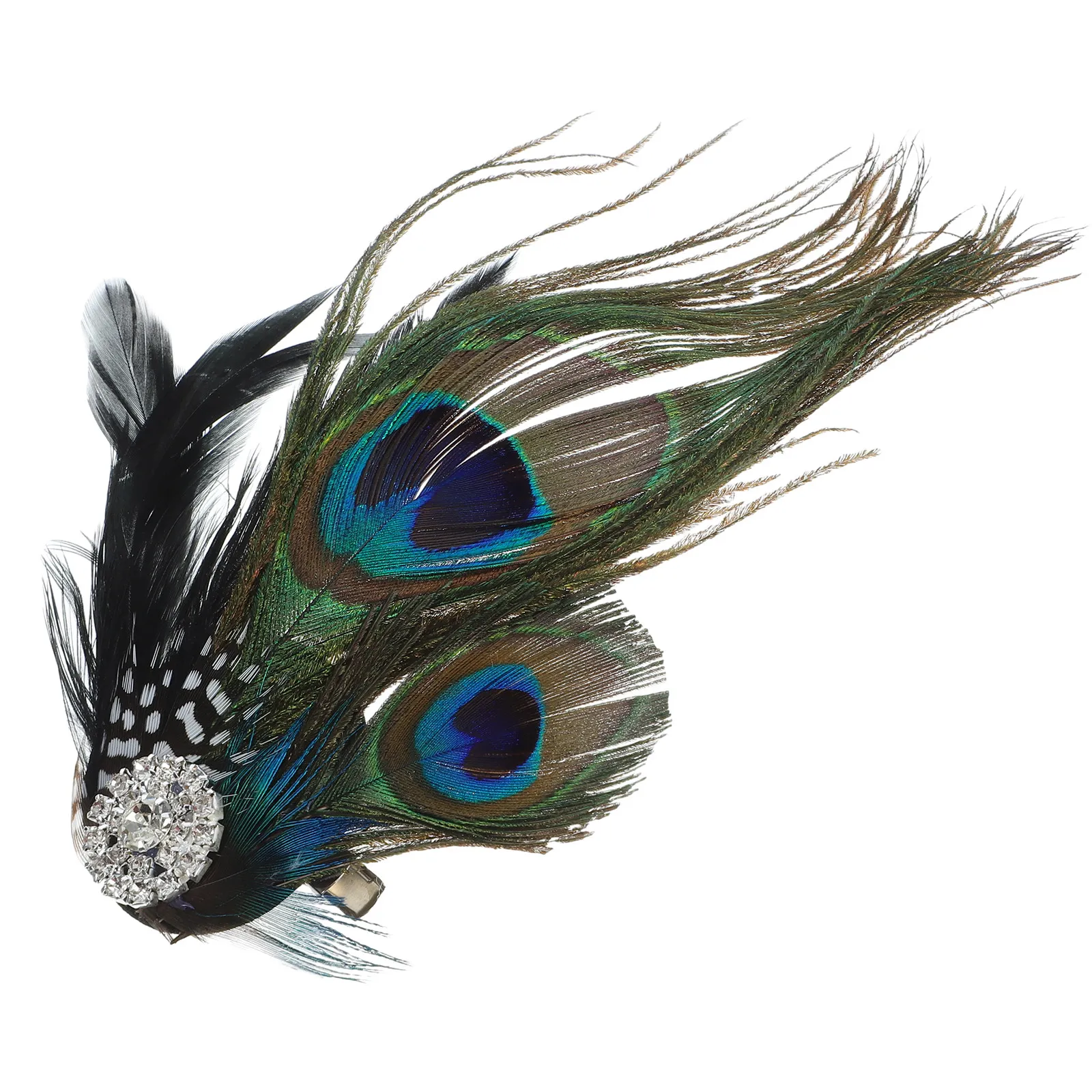 

Feather Headdress Lightweight Comfortable Vintage Flapper Headpiece for Dance Party Carnival Halloween Cosplay Photo Props