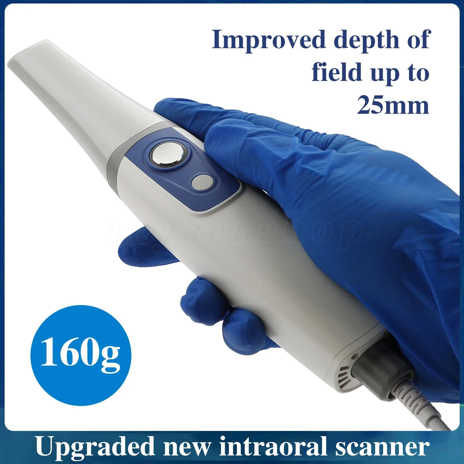 Dental Intra-oral 3D Scanner  Remote sensing function +4 Tips AI 3D Scanner with Free Software