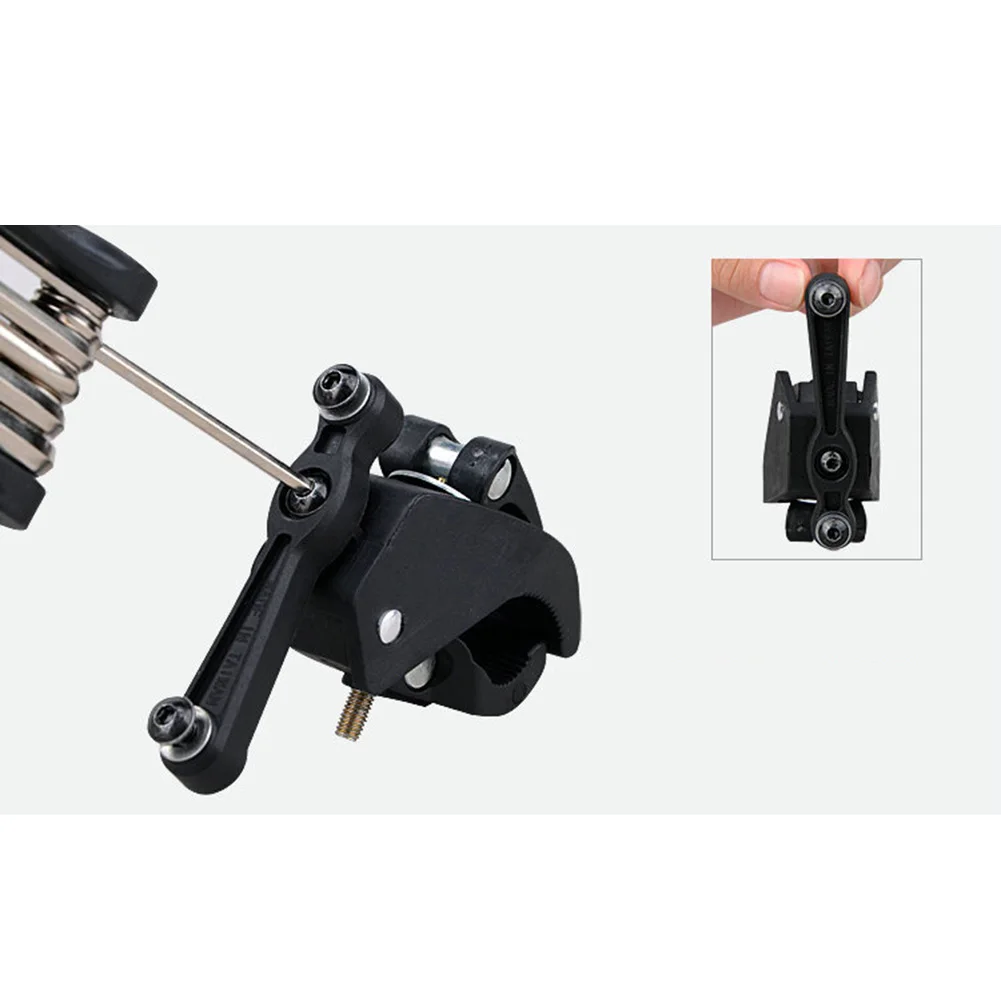 Plastic Bicycle Water Bottle Cage Holder Clamp for Mounting on Seat Post Frame Without Pre-Installed Bottle Brackets
