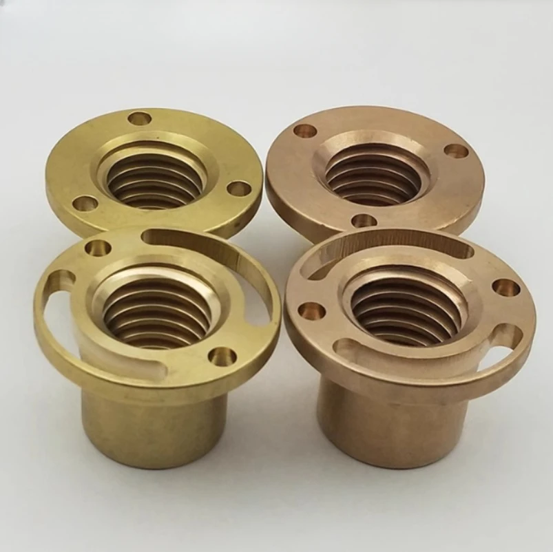 X /Y /Zaxis Screw Copper Sleeve Nut /bronze Nut 32*5/35*5mm Left/Right-hand Rotation Thread CNC Milling Machine for Bridgeport