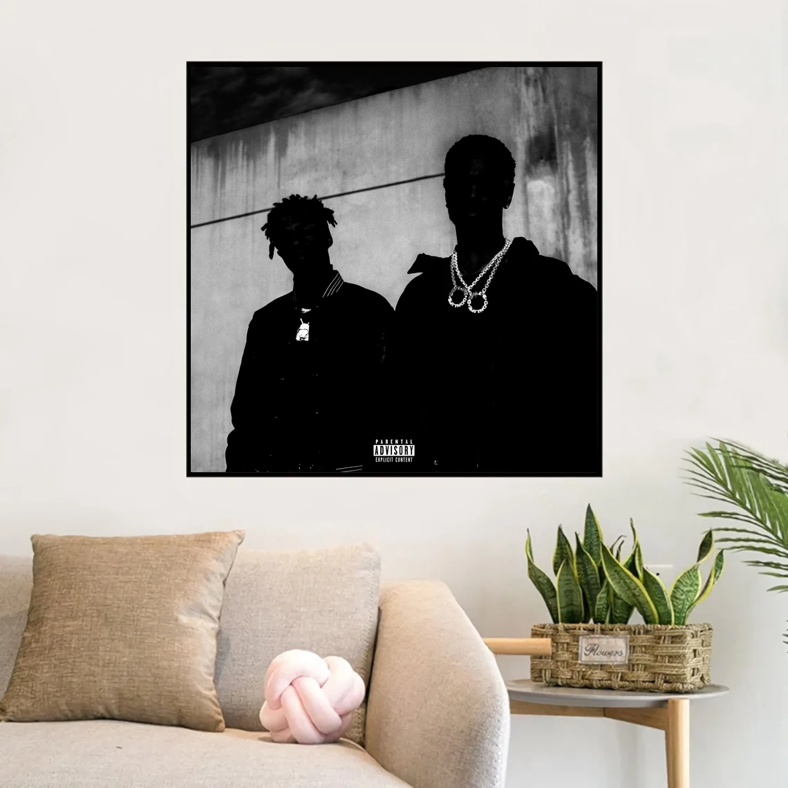 Big Sean Double Or Nothing Music Album Poster Canvas Art Print Home Decor Wall Painting ( No Frame )