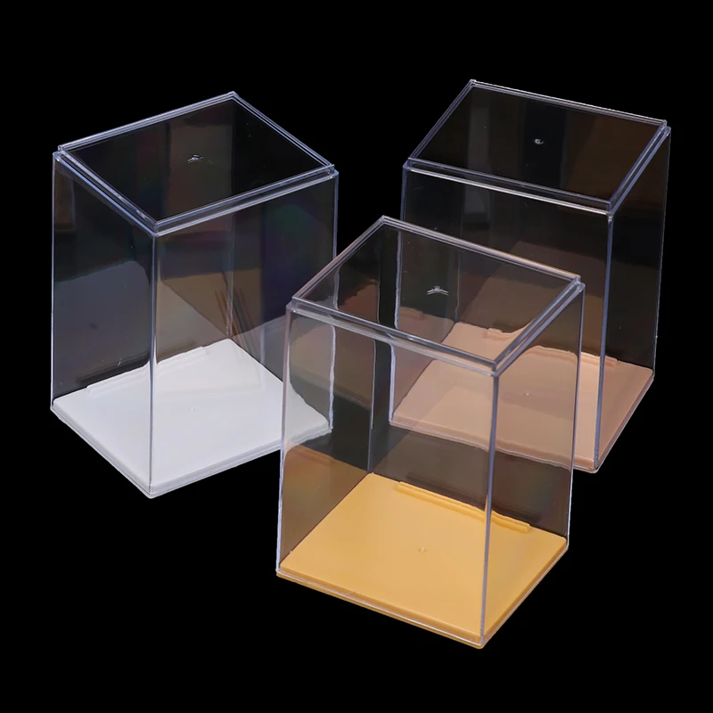 

Single Transparent Display Showcase High Quality Acrylic Storage Box Dustproof Thickened Doll Display Box For Model Doll
