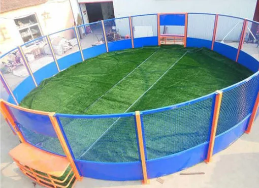 Venta caliente 6m portería de fútbol al aire libre entrenamiento fútbol baloncesto en la misma jaula de paso