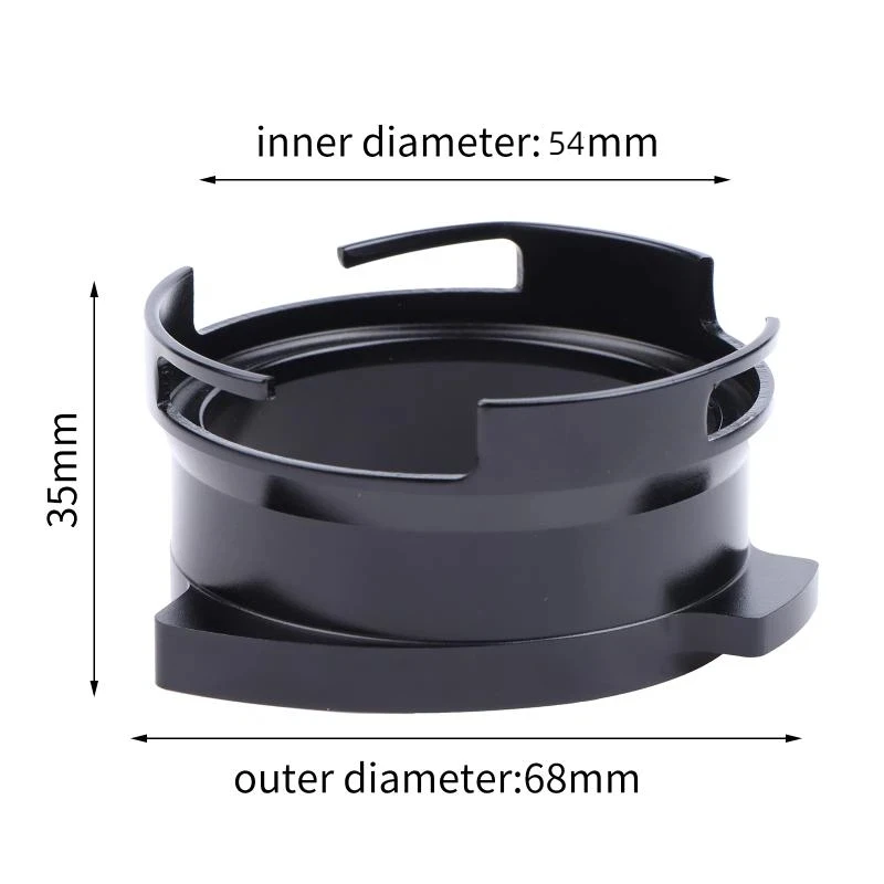 Aluminum Alloy Rotatable Coffee Machine Handle Ring Prevents Coffee Sprinkling For Breville 8 Series 3-lug Portafilter 54mm