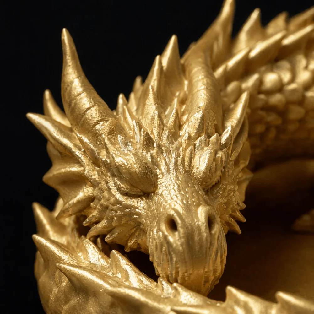 3D Printing Dragon Tray Plastic Dark Style Jewelry Storage Tray Mythical Creature Decorative Trinket Catchall Box