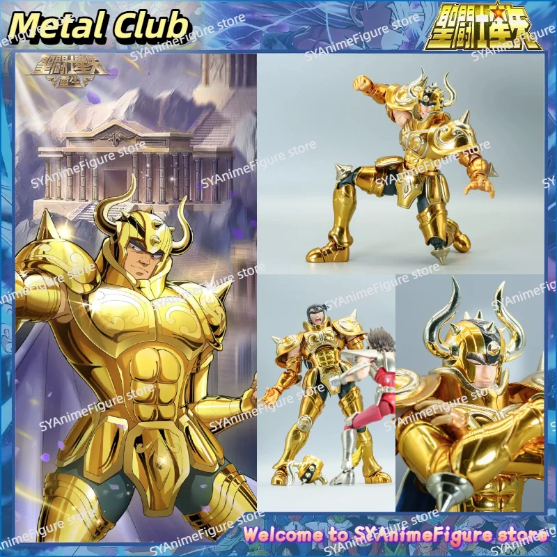 

In Stock Metal Club Saint Seiya Myth Cloth EX Taurus Aldebaran 24K/Mirror Gold Saint Action Figure Toy Collection Gift