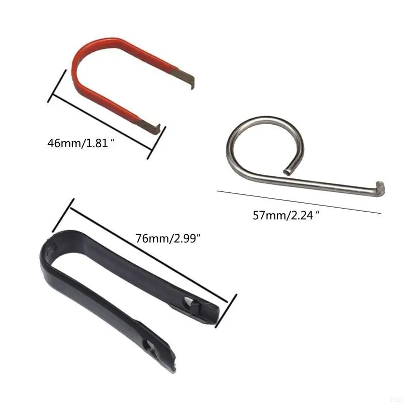 Car Wheel Nut Lug Dust Cover Disassembly Tools Wheel Lug Removal Hook Clips 72XB