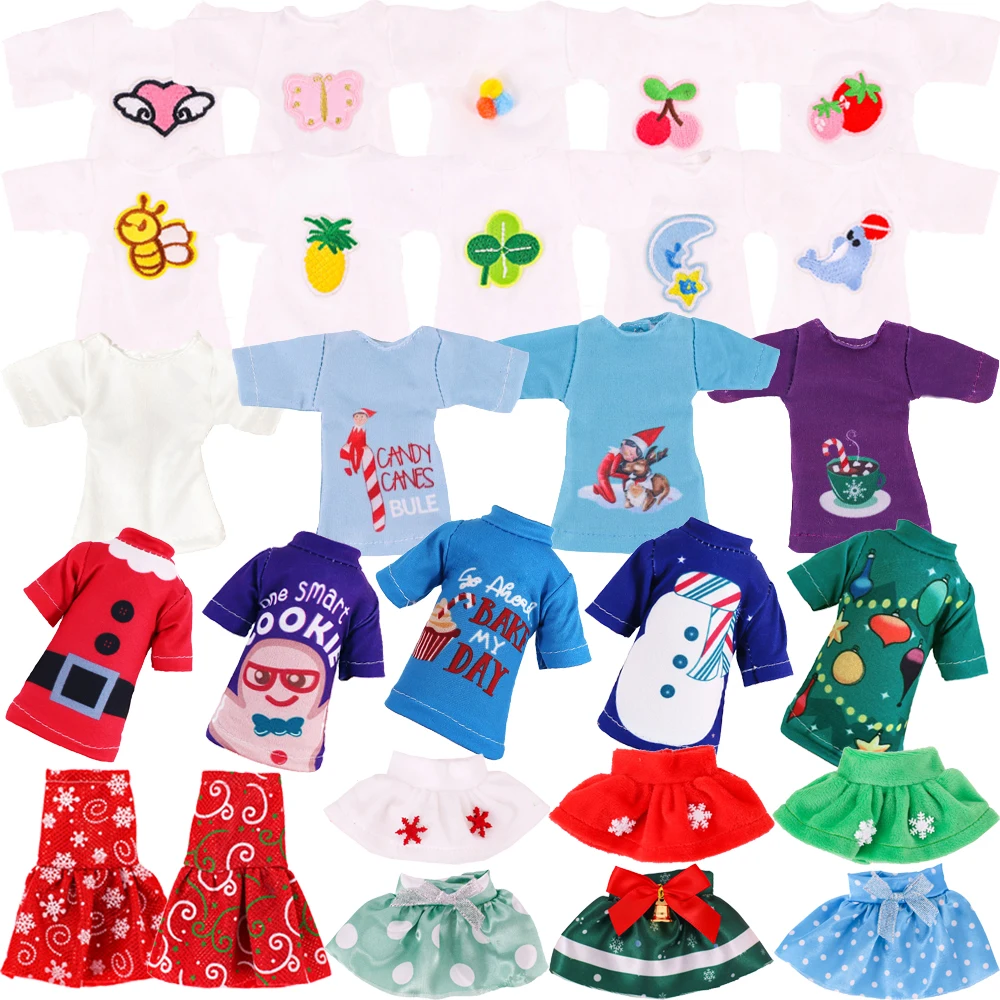 Baby Clothing Clearance - 4 ピース/セットエルフ人形服ブラインドボックスエルフ人形用 30 センチメートル人形赤い男の子用 11.8 インチバビ服ドレスアクセサリー