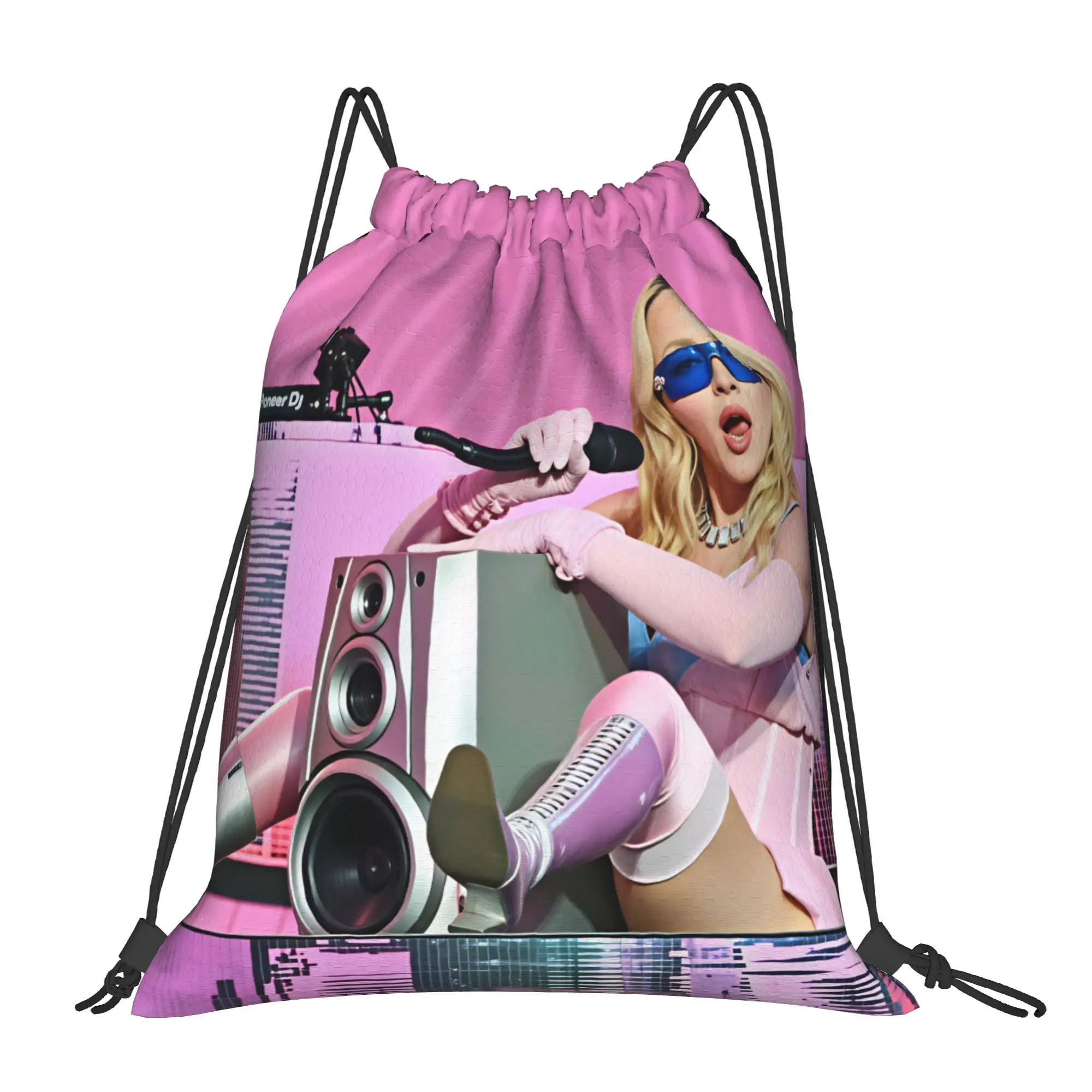 Madonnas Confessions II 2026 Drawstring Bag  Casual Large Sackpack String Bags Men Football Gym Backpacks