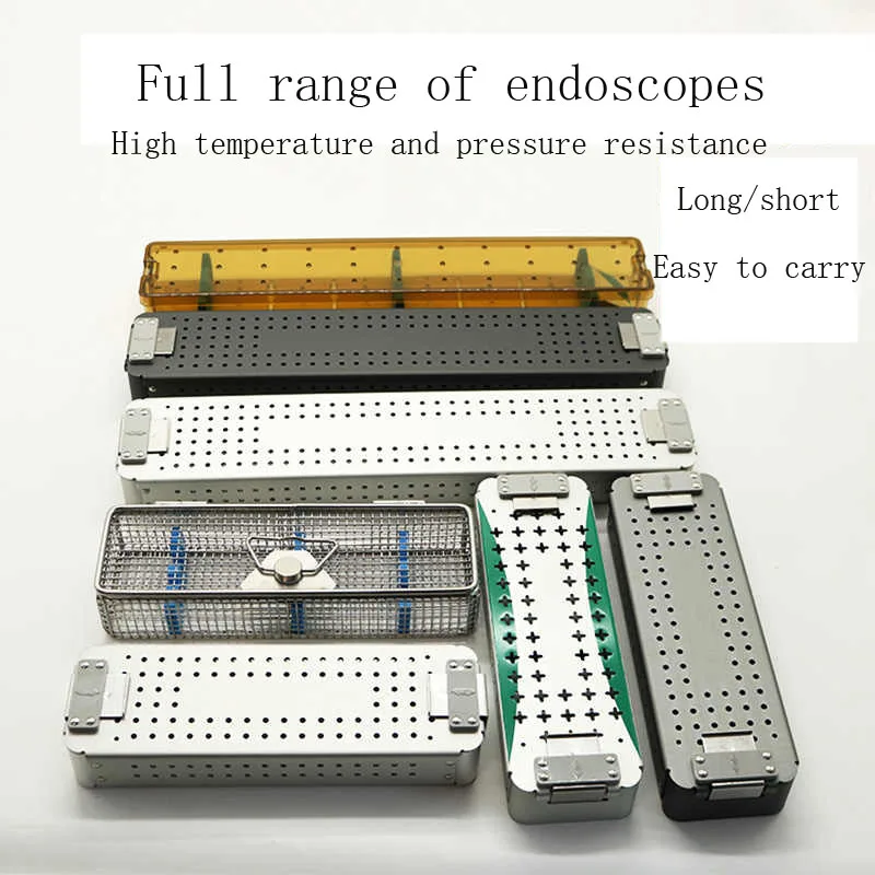 Medical endoscope disinfection box Arthroscope laparoscopic otorhinolaryngoscope high temperature and high pressure storage inst