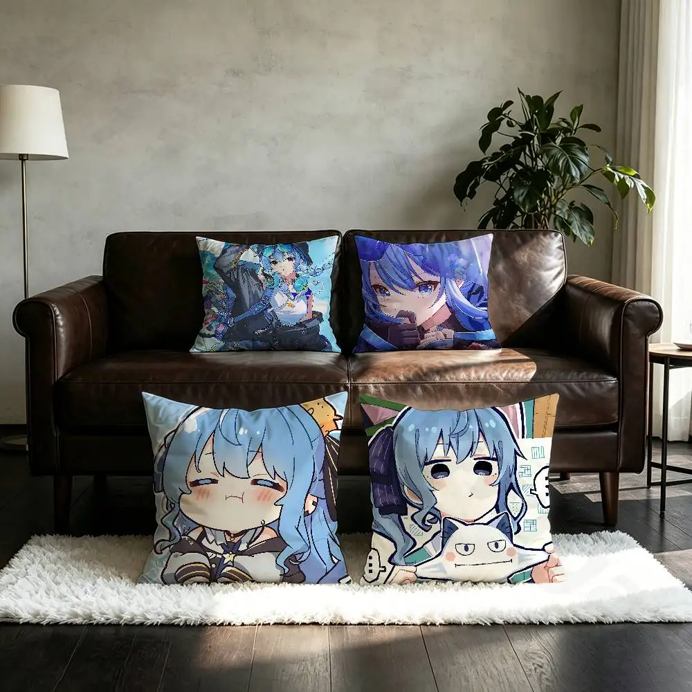H-hoshimachi suisei pillowcase casual style decoration, suitable for home decoration (excluding pillow core)
