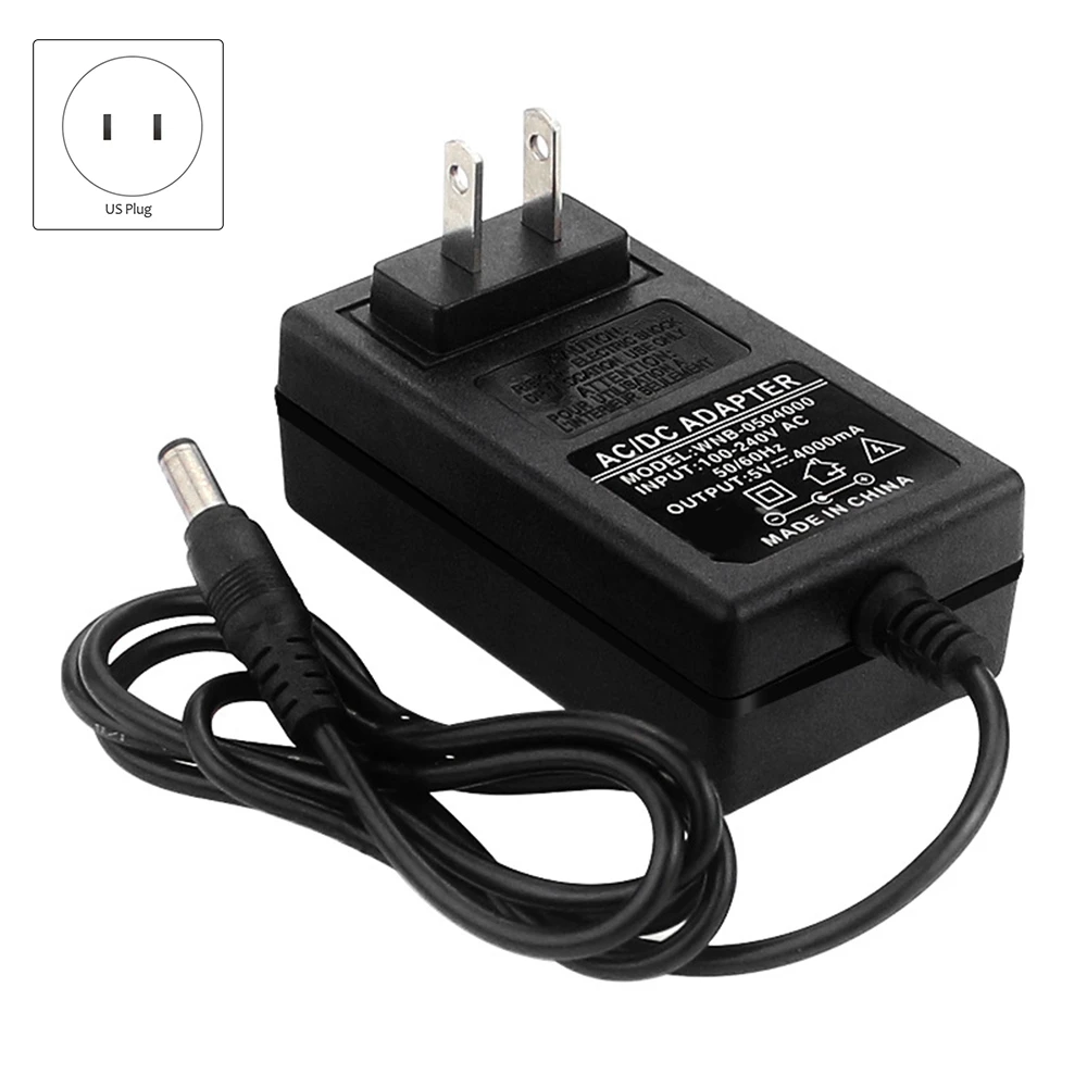 For Jetson Nano Power Adapter 5V 4A Charger 100-240V DC Interface Supply Charger for Jetson Nano B01 A02 US Plug