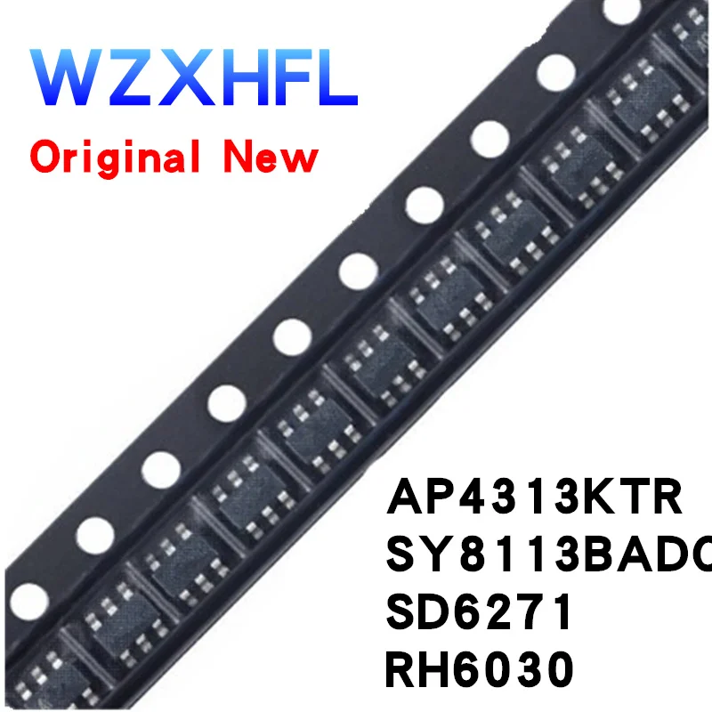 10Pcs New RH6030 SD6271LR-G1 SD6271 AP4313KTR-G1 AP4313 SY8113BADC SY8113B SY8113 SOT23-6 Chipset