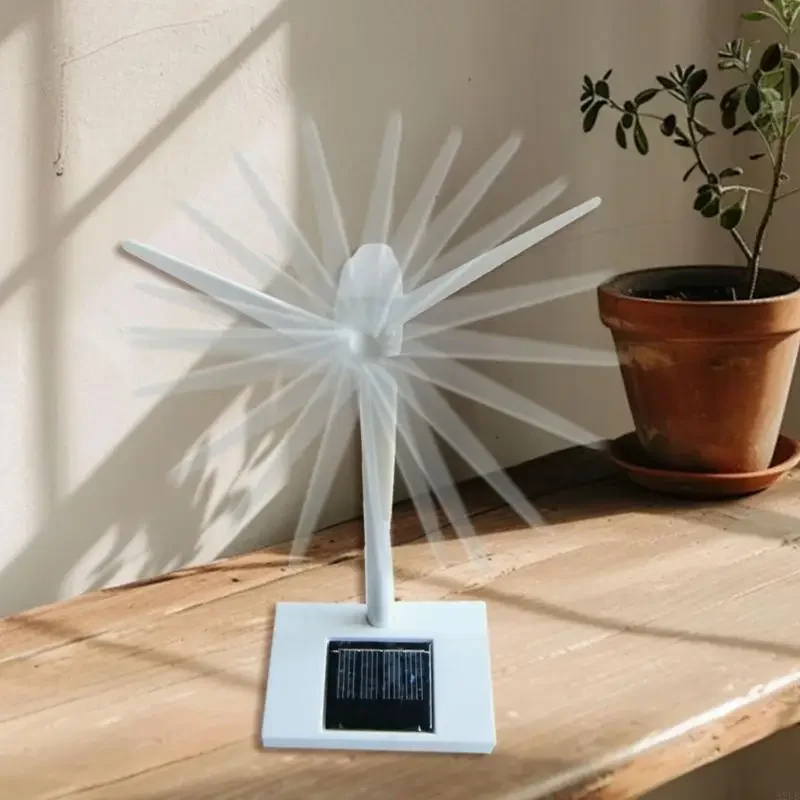 

STEM обучающая ветряная мельница, игрушка на солнечной панели, пластиковое ветроколесо, научный проект, подарок для детей, дня