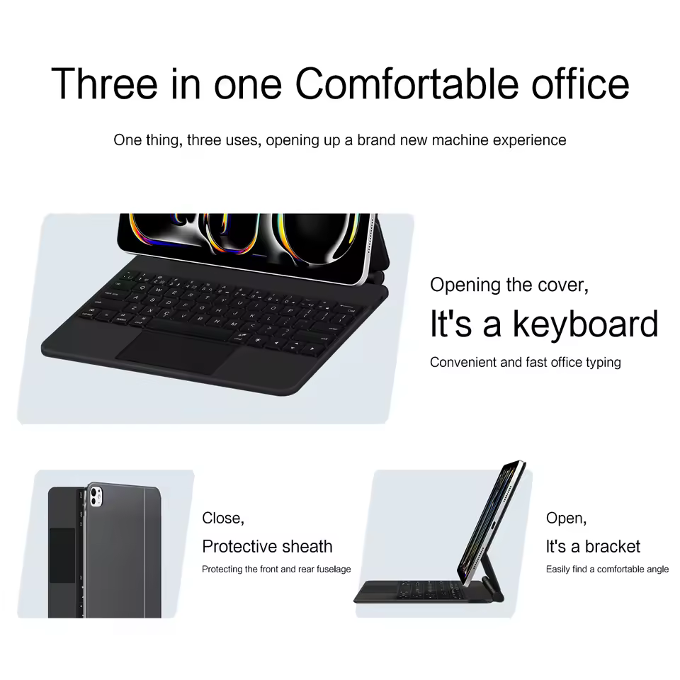 아이패드 키보드 사용 모습