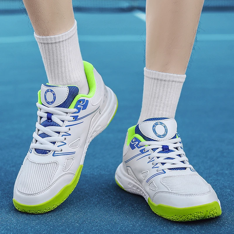 Sepatu latihan tenis meja pria dan wanita, sepatu latihan dalam ruangan, sepatu tenis meja bersirkulasi uniseks