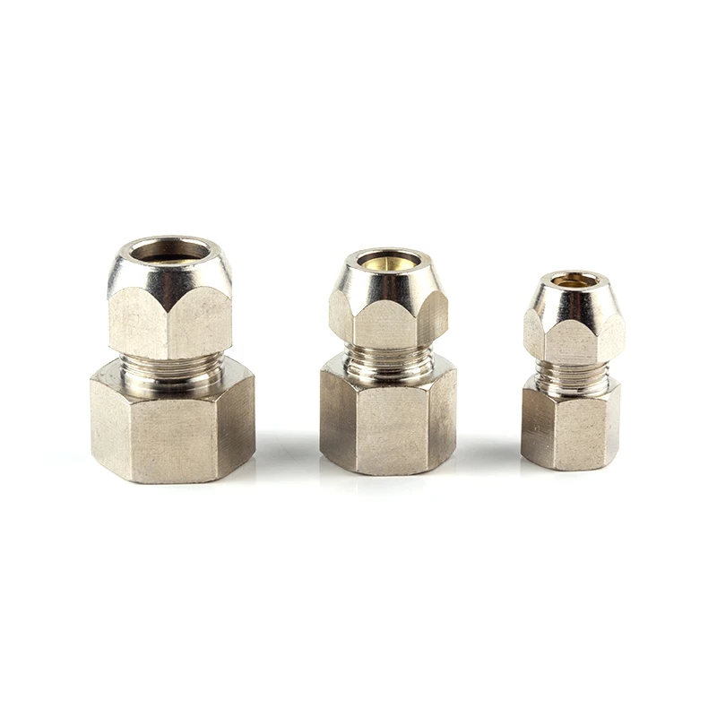 

Ring Lock oil Tube Compression Ferrule Tube Compression Fitting Connector tube 4-12mm Female Thread 1/8" 1/4" 3/8" 1/2" BS