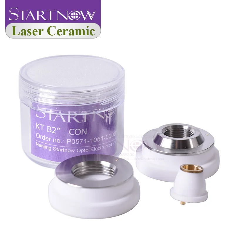 Startnow Laser Nhẫn Ceramic Cho Precitec 2.0 KT XB P0595-94097/M5/6 RAYtools 3D WSX 15.6/19.5mm Laser Đầu Người Giữ Vòi Phun Các Bộ Phận