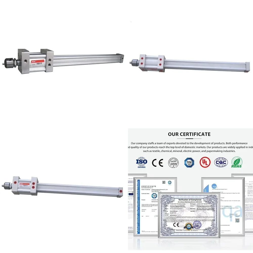 Custom Pneumatic Cylinder for Blow Molding Machine, High-Speed Air Cylinder Replacement Parts, Precision Pneumatic