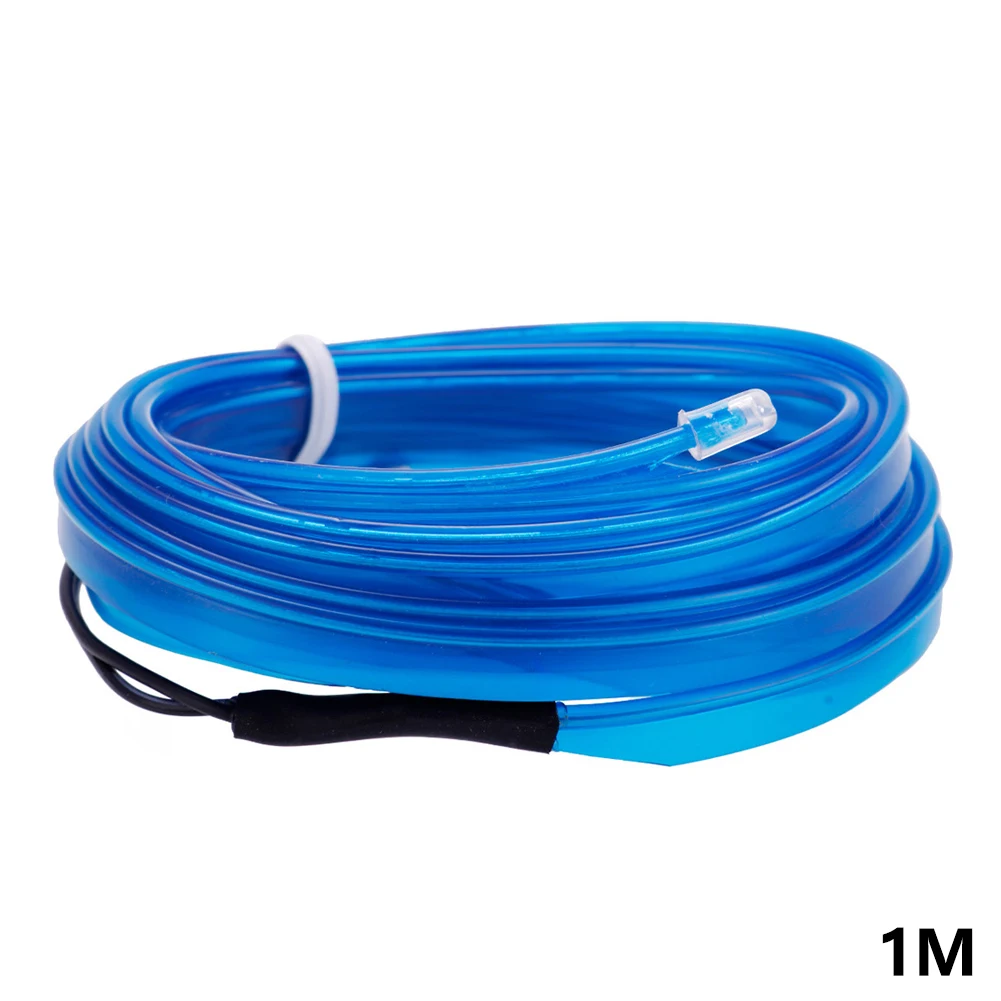 1/3/5 متر سيارة مصباح ليد قطاع سيارة DIY بها بنفسك ديكور داخلي حزام مصابيح التوصيل والتشغيل داخلي مصباح لتهيئة الجو للحزب إعلان علامات لافتات #5