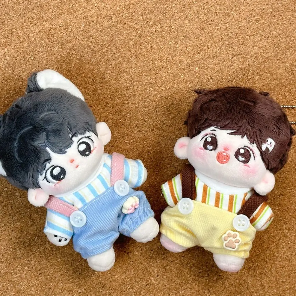 

10CM Size Cotton Doll Rompers Soft Cotton Miniature Clothes Plush Doll Outfit Cartoon Design Plush Material Mini Doll Clothes