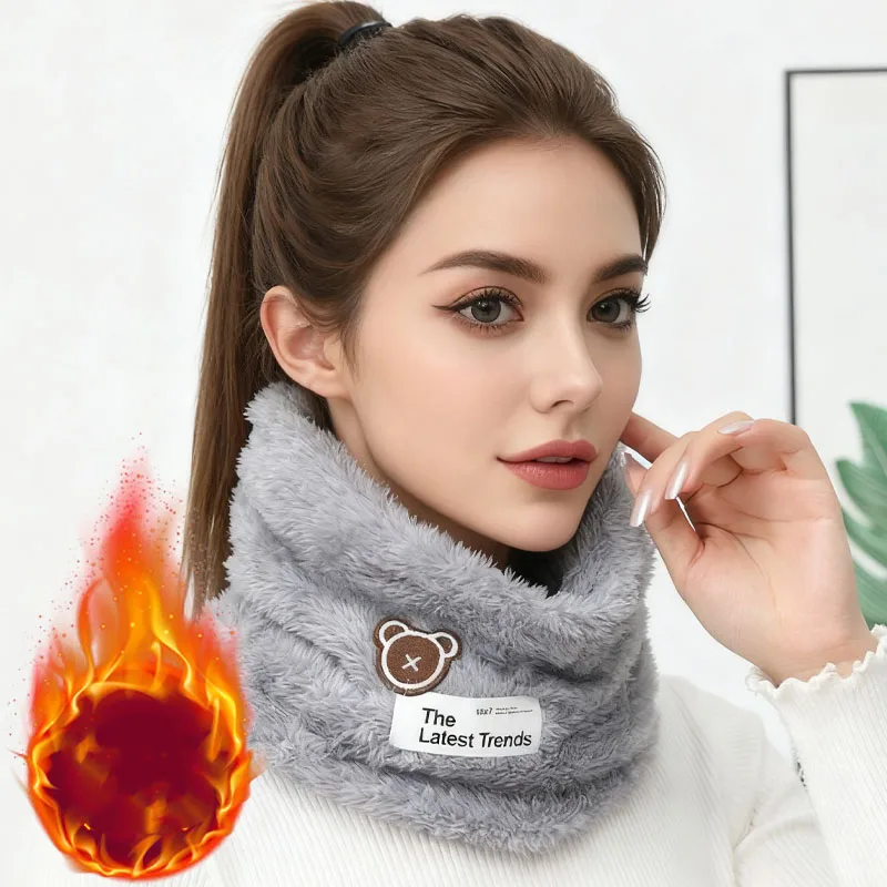 1-10PCS Winter Neck Gaiter Face Mask Windproof Breathable Thick Fleece Lined Warm for Cycling Running Skiing Outdoor Sports