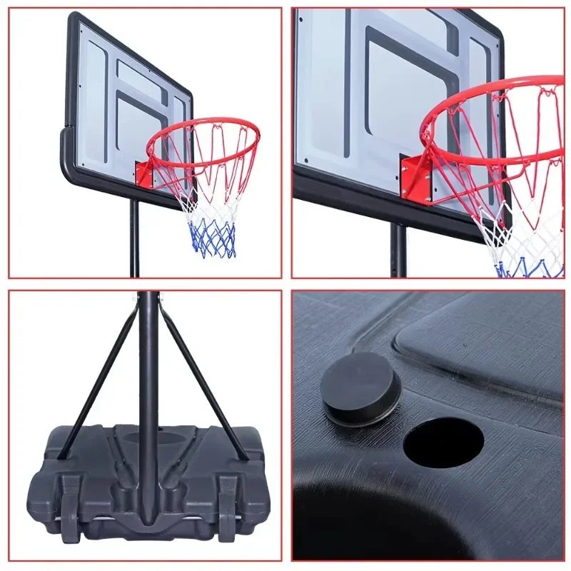 

Outdoor Basketball Board Hoop Stand Portable Stable Design Ideal For Children Adults Training And Various Outdoor Sports
