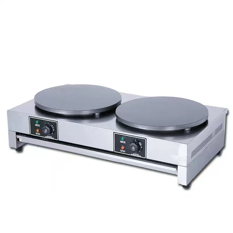 Pancake fruit machine commercial stall Shandong multigrain pancakes constant temperature and fast heating non-stick