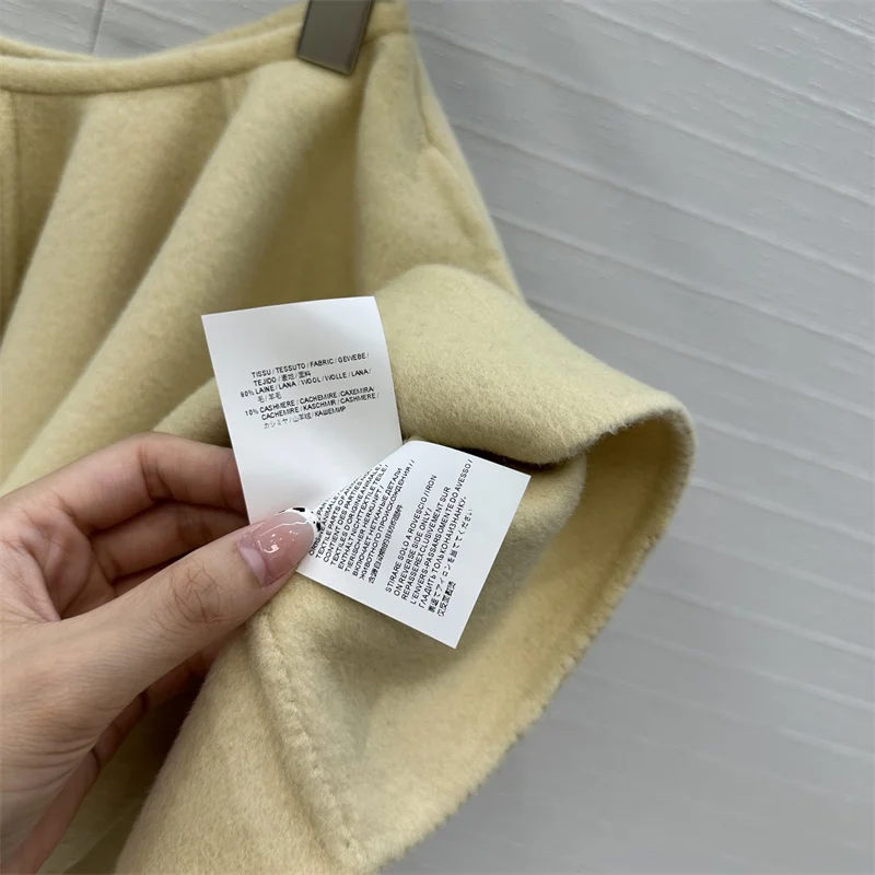 여성 스커트 2025년 가을 신상 로우라이즈 슬림핏 미니스커트 울 혼방 숏 스커트 캐주얼 플리츠 스커트 여성 하프 스커트