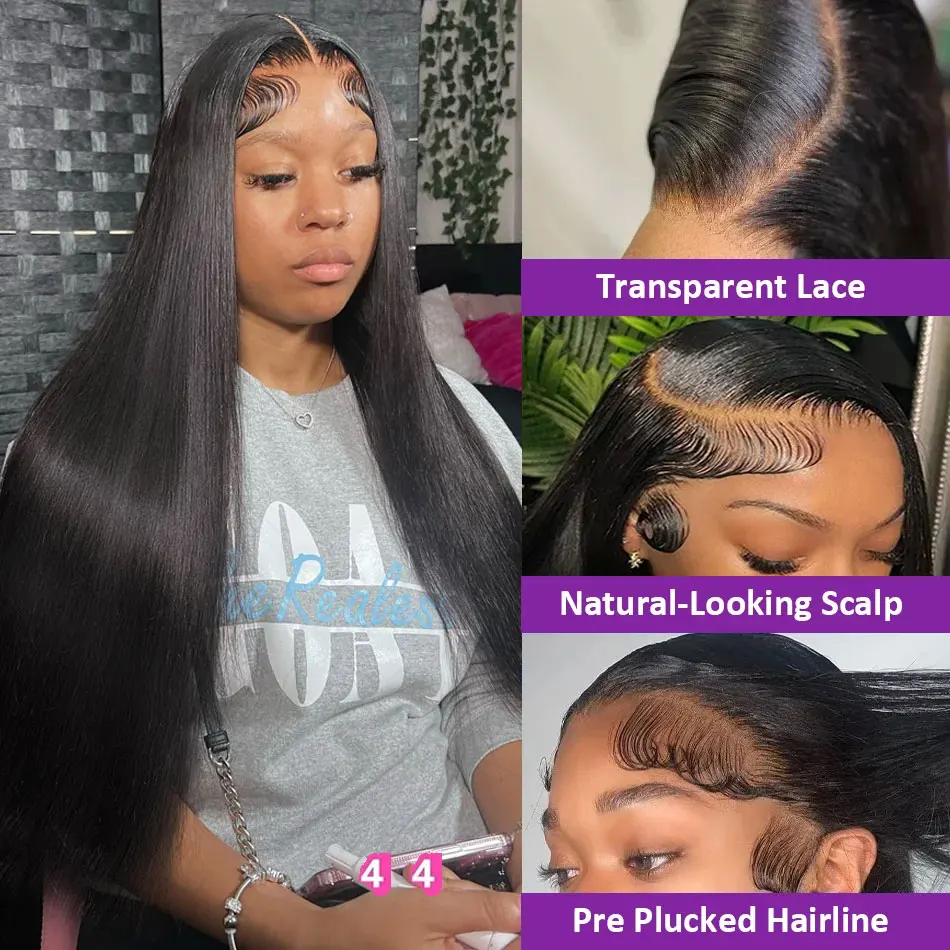 Closure Wig 4x4 Wigs Human Hair For Women Choice Black Glueless Ready To Wear Go Straight 5x5 Prepluck 100% Natural Brazilian