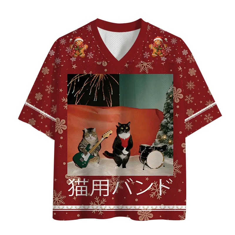 2026 Japanese Animal Harajuku Style Y2K Printed Casual Jersey Adult Children's Fashion Trend Sports Quick Drying T-shirt Shirt