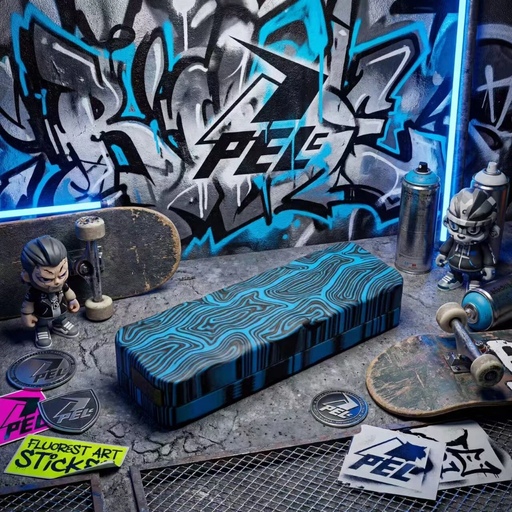 

PEL EDC TITA G10 Синий механический фиджет-слайдер для снятия стресса, игрушка-антистресс для взрослых, гаджет для снятия тревоги