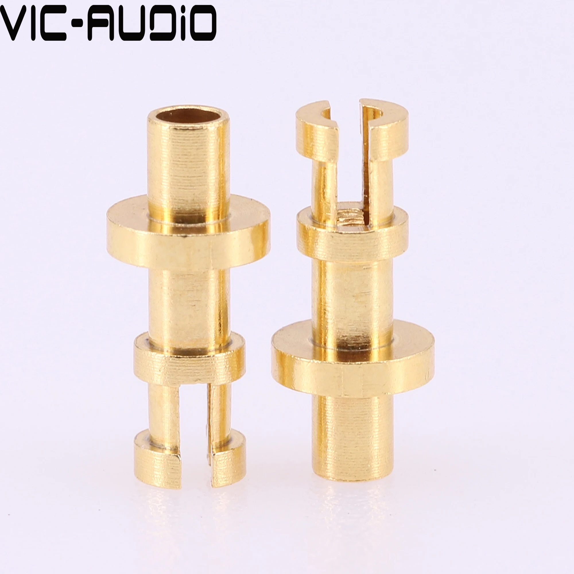 

Slotted Turret lug Posts Terminal Brass Gold Plated Tinned Turrets For 1mm~3mm Strip Tag Board Audio hifi Amplifier DIY