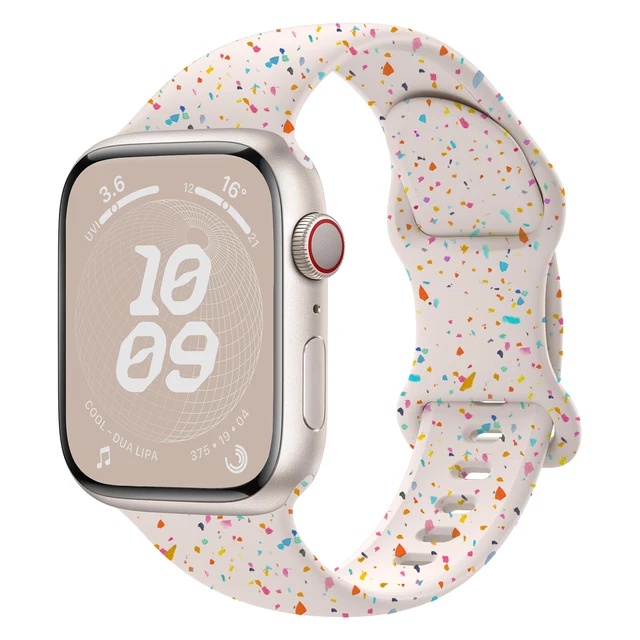 Sportowa silikonowa pętla do zegarka Apple 40 mm 45 mm 44 mm 41 mm 38 mm 49 mm Miękka bransoleta iwatch Series 9 8 7 6 5 3 SE Ultra 2 pasek