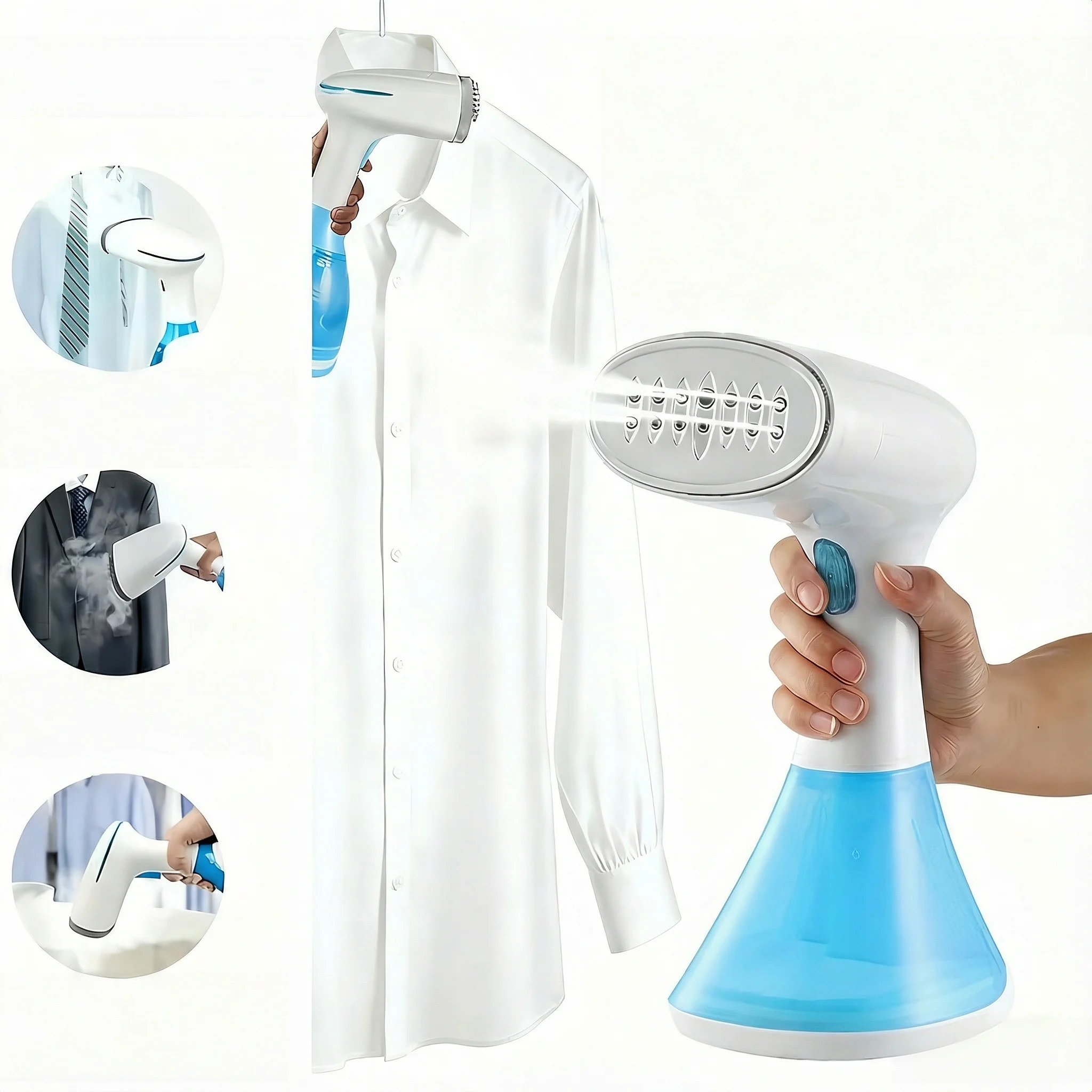 Draagbare draagbare stoomstrijkijzermachine Klein elektrisch strijkijzer voor thuisgebruik voor kleding Stof strijken Compact formaat strijkmachine