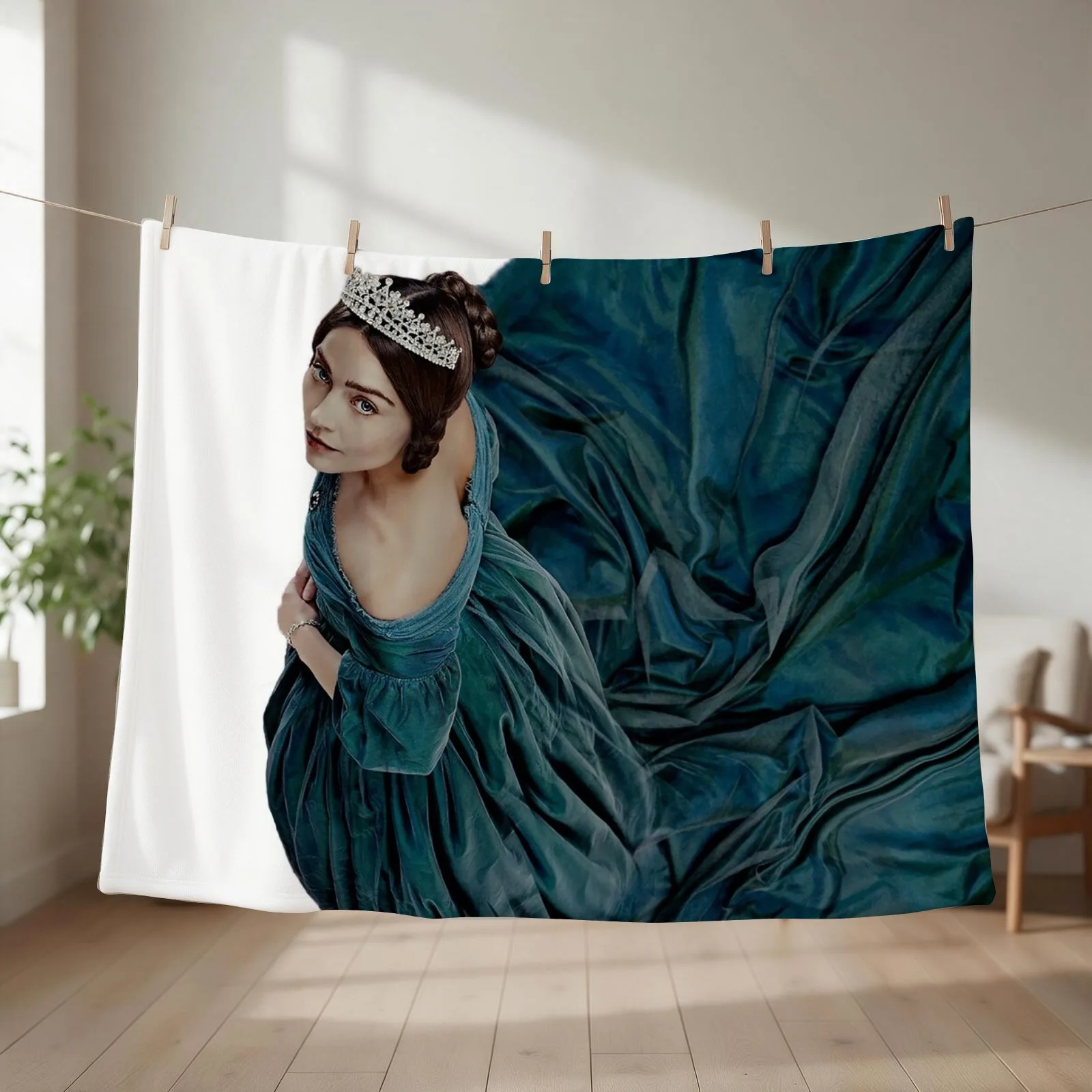 Victoria Throw Blanket Camping Furrys Shaggy Hairy Blankets
