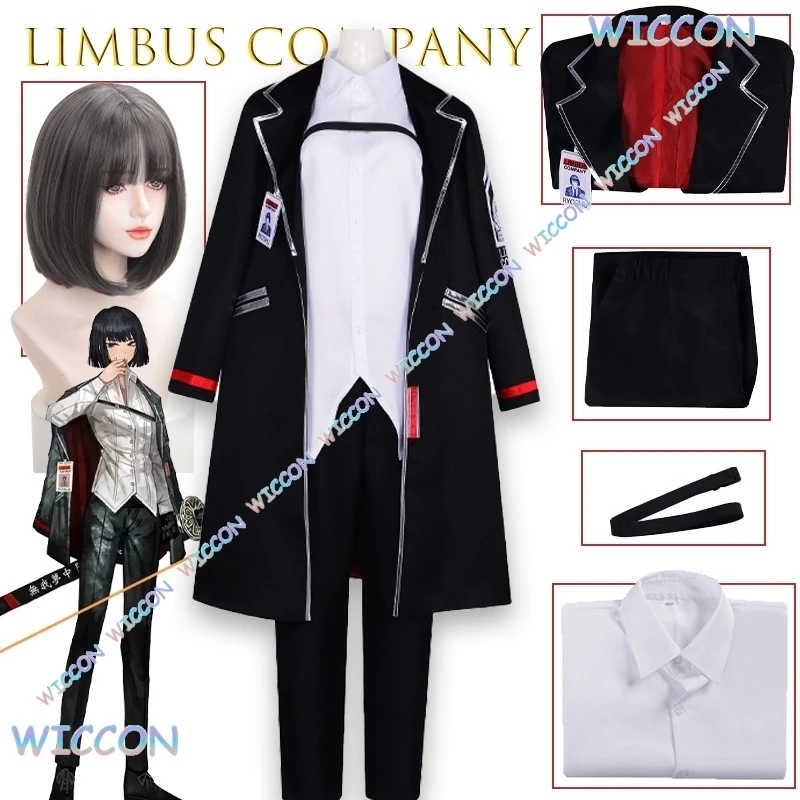 

Anime Game Character Limbus Company Ryoshu Cosplay Costume Uniform Outfit Halloween Party Cos Dress Stage Concert Party Women