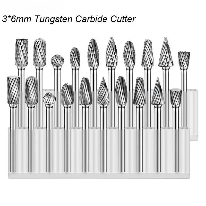 Rotary Carbide Burr Set 1/8\