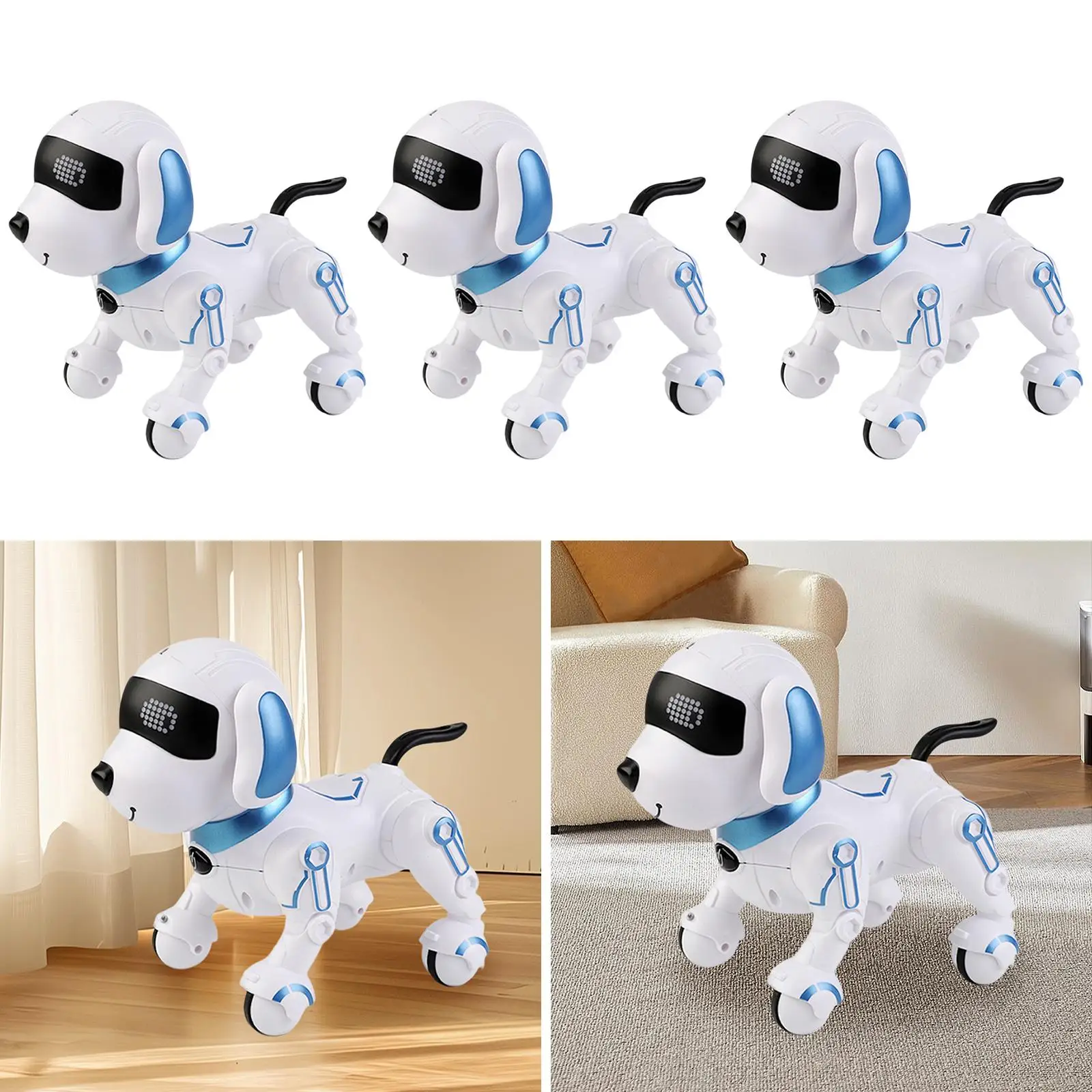 Smart Robot Dog Funny Rechargeable for Birthday Gift Boys and Girls