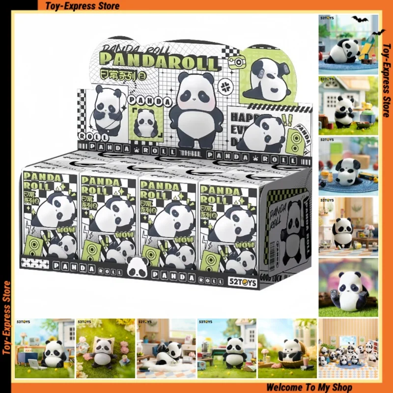 

52TOYS Blind Box Toys Panda Roll Daily Series Blind Boxes Toy Mystery Box Panda Model Doll Ornament Girl Kids Toys Birthday Gift
