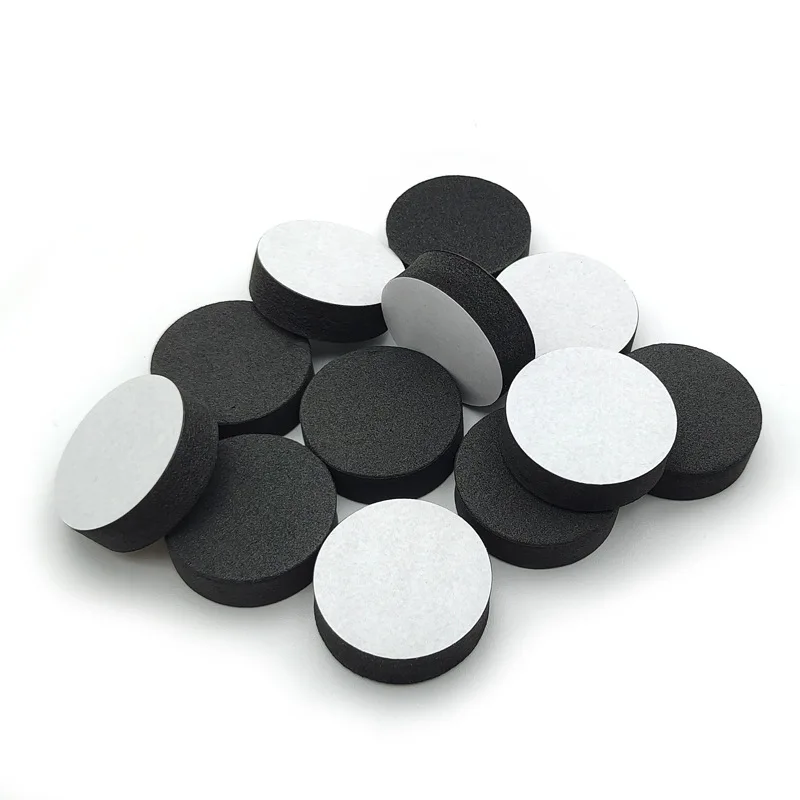 20PCS Speaker Isolation Pads 30x10mm Black Hard EVA Foam Anti Vibration Feet for Tea Tray Plant Pot and Electrical Appliances