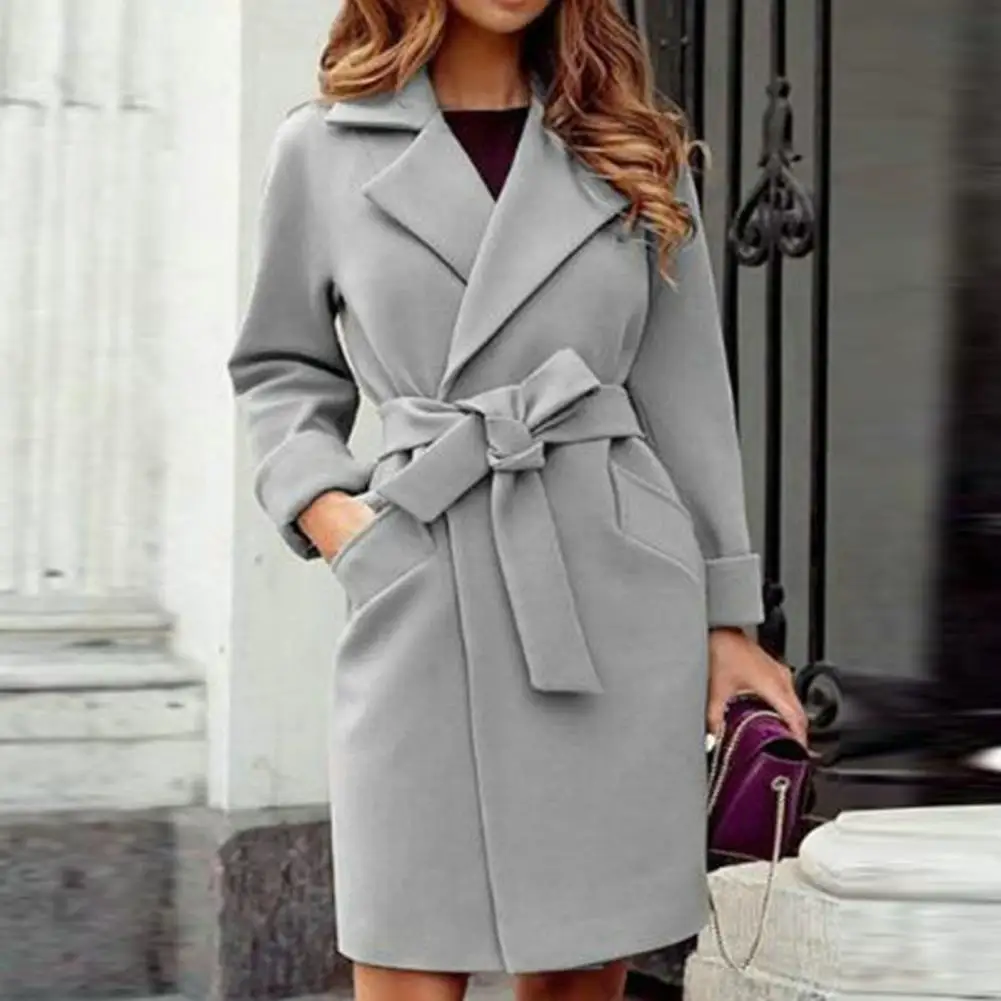 Autumn Winter Korean Women Woolen Blazer Cotton Lining Thick Warm Jacket Solid Color Coat Female Woman Office Lady Tops