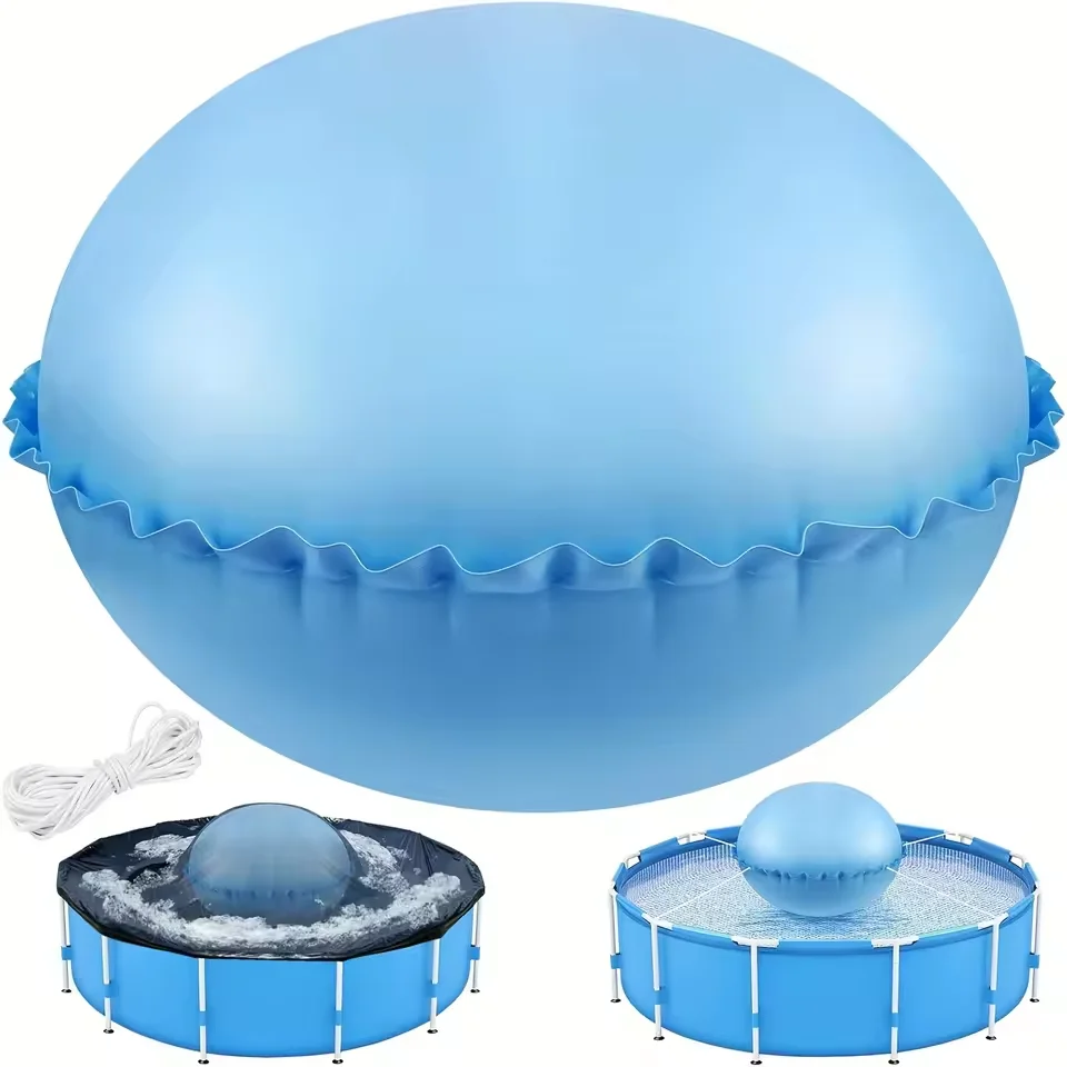 Almohada de piscina de aire, cubierta de piscina de invierno, almohada de aire duradera, cubiertas de piscina de invierno, cojín inflable de piscina resistente al frío de PVC