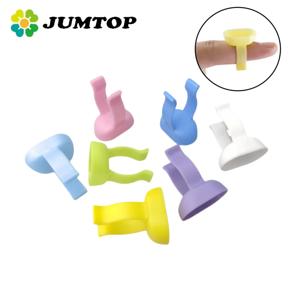 

100pcs Dental Mixing Rings - Silicone Finger Bowl Cups for Prophy Paste, Disposable Dappen Dish Holders, Dentist Tools