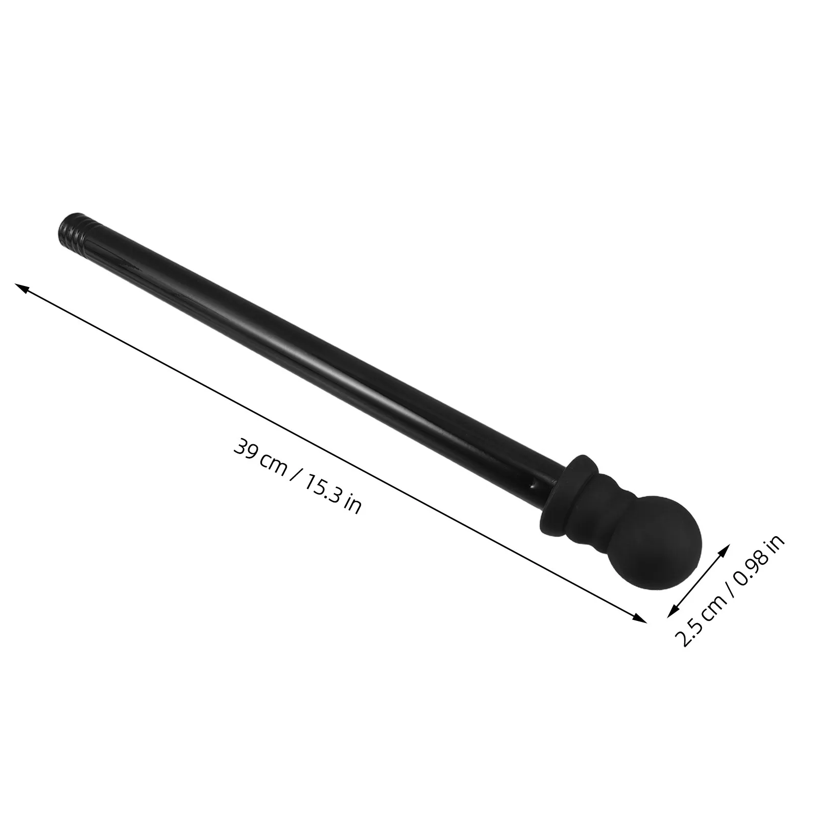 1Set Stainless Steel Flagpole Extension Rod Compatible with 1 Inch Poles Outdoor Flagpole Extension Connector Tube Replacement