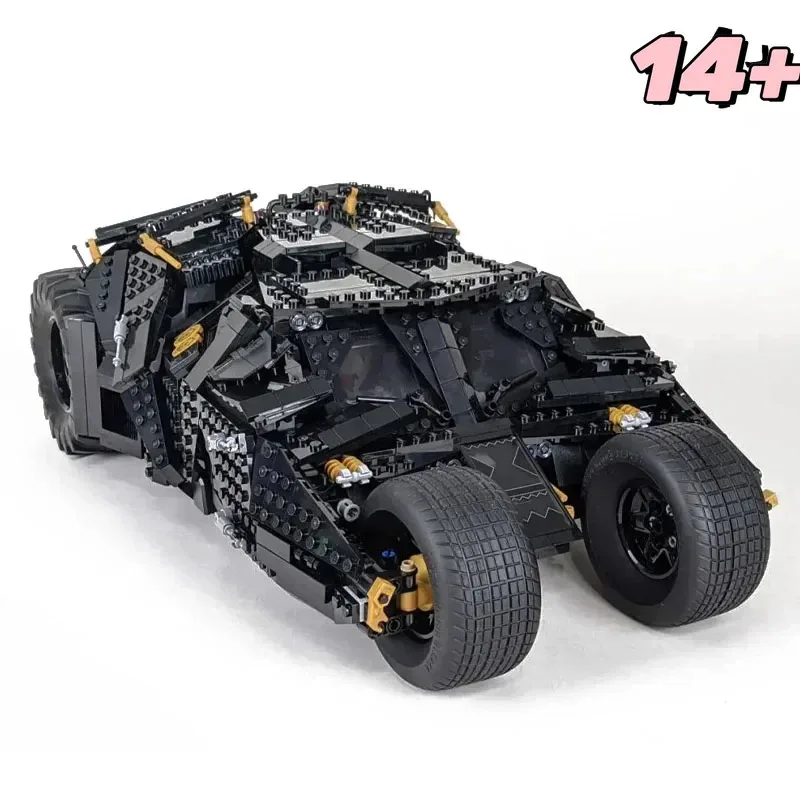 2049pcs Technic Group Racing Car Model Batman Batmobile Difficult Puzzle Assembling Building Blocks Toy Gift Display 76240