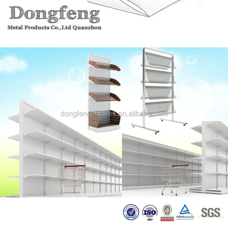 multifunction metal bookstore display shelves for retail stores